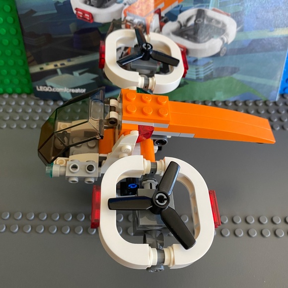 Lego Creator 3 in 1 Drone Explorer Complete w/ Manual No Box Retired - Picture 4 of 9